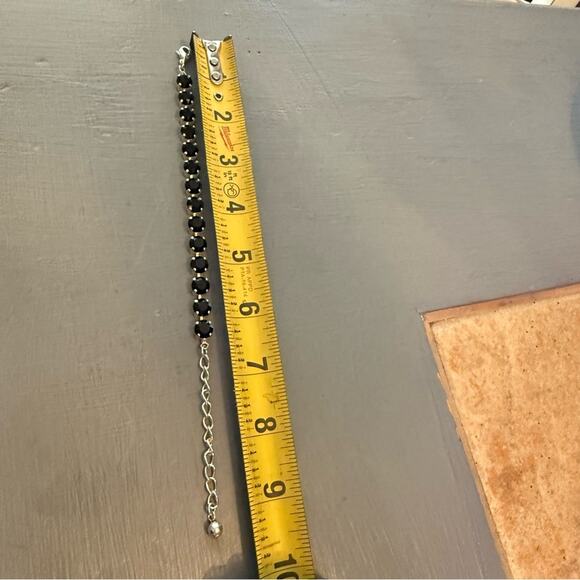 Sabika LIKE Silver Tone Black Bracelet - Picture 5 of 7